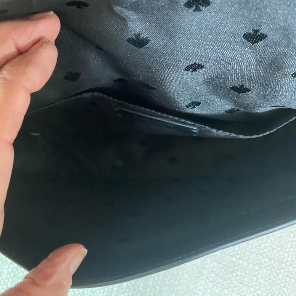 Kate Spade Cameron  Black and White Gray & Blue Crossbody Bag - Picture 12 of 16